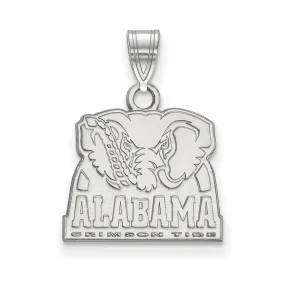 10k White Gold U. of Alabama Small Logo Pendant