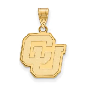 10k Yellow Gold U of Colorado Medium Pendant