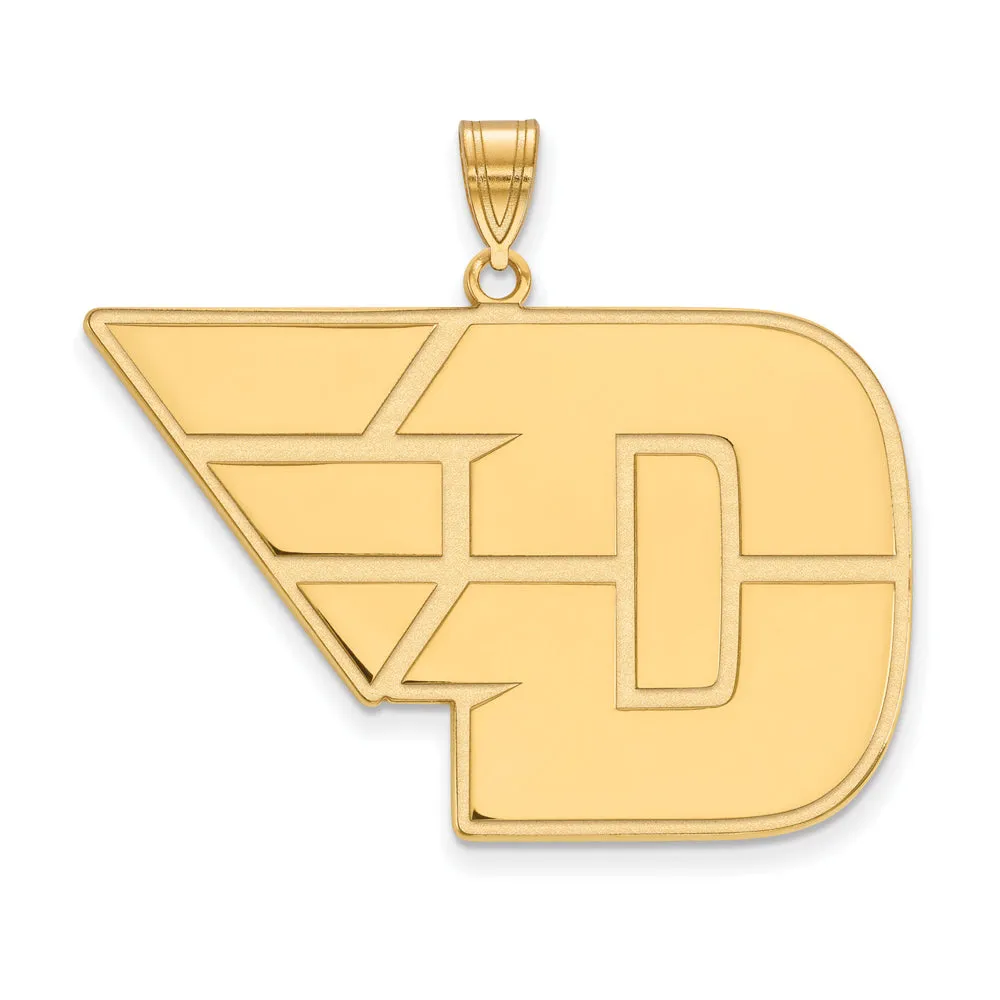 10k Yellow Gold U of Dayton XL Pendant