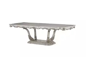 44 Off White Solid Wood Dining Table