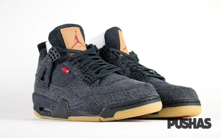 Air Jordan 4 x Levi's 'Black Denim' (2018)