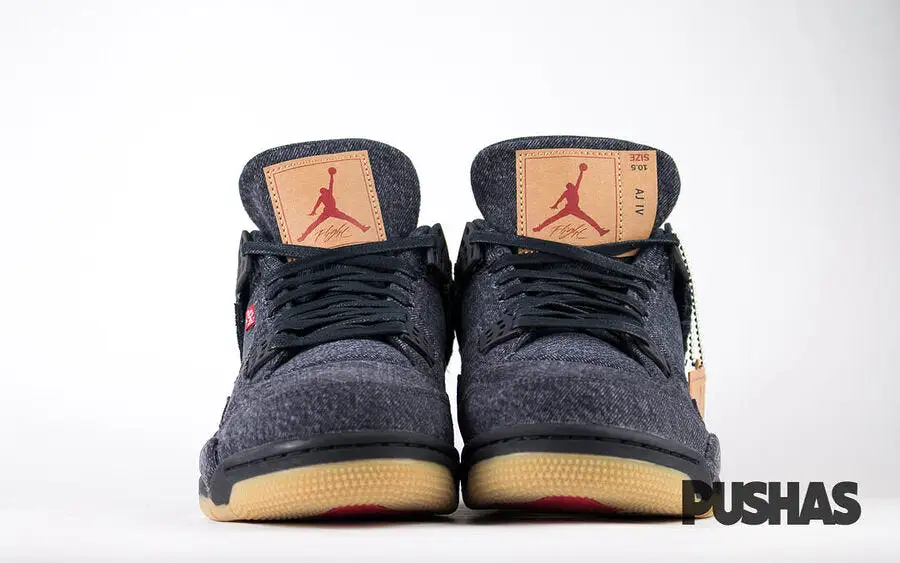 Air Jordan 4 x Levi's 'Black Denim' (2018)