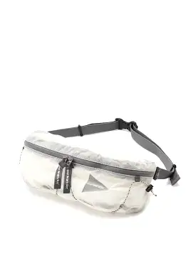 And Wander Sil Waist Bag Off White