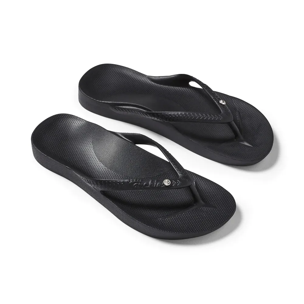 Archies Jandals Crystal Black