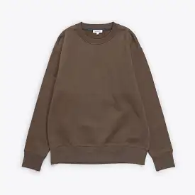 Arne Brushed Crew - Taupe