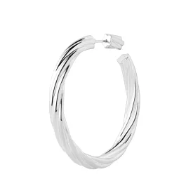 Arsiia Hoop 45 Earring, Silver