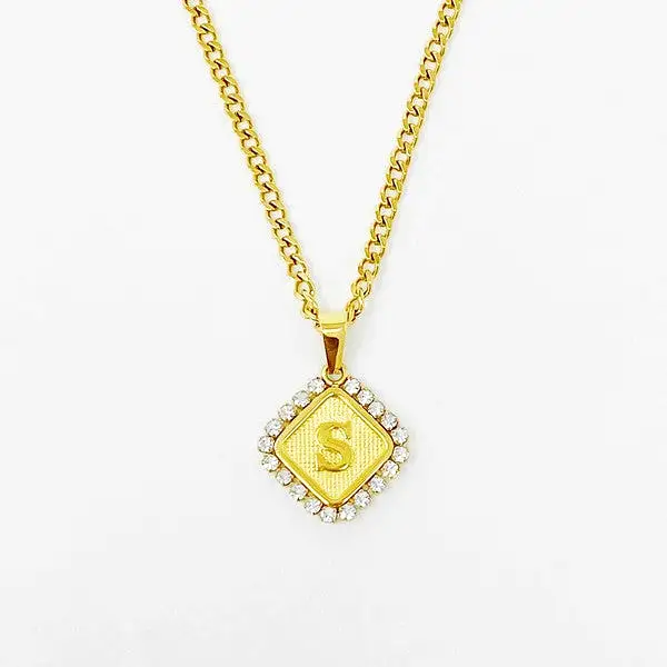 Aztec Delight Initial Necklace