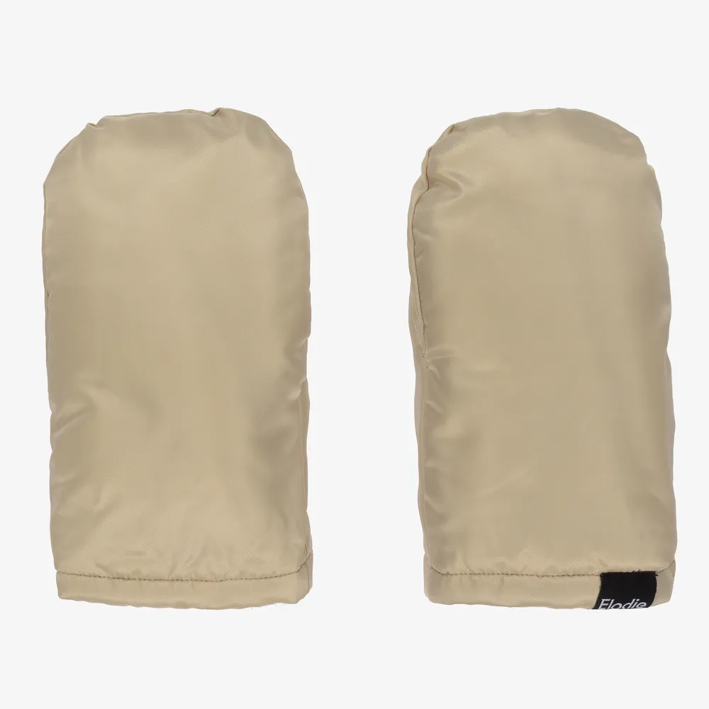 Beige Stroller Mittens