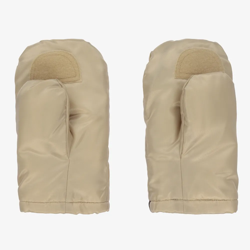 Beige Stroller Mittens