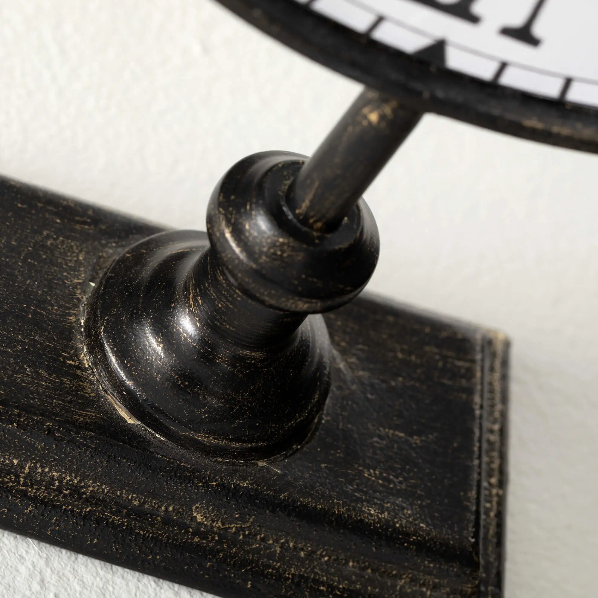 Black Antique Desk Clock