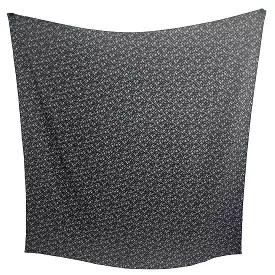 Bottega Veneta Grey Woven Print Silk Scarf