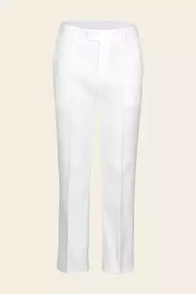 Boys Off White Trousers