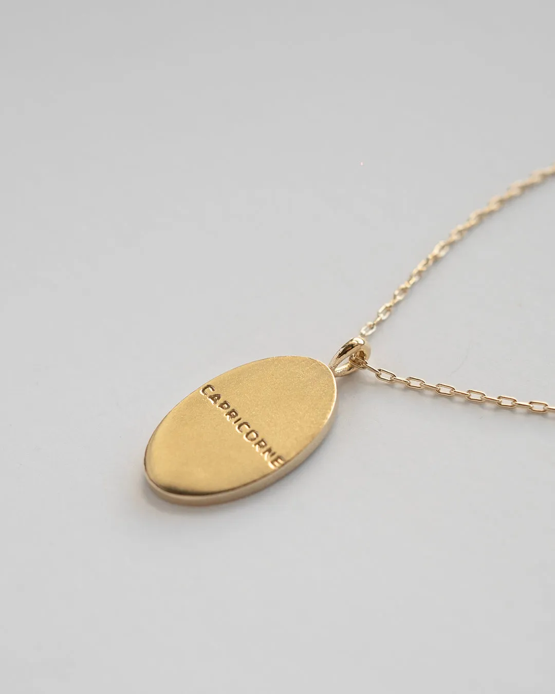 Capricorn Gold Zodiac Necklace