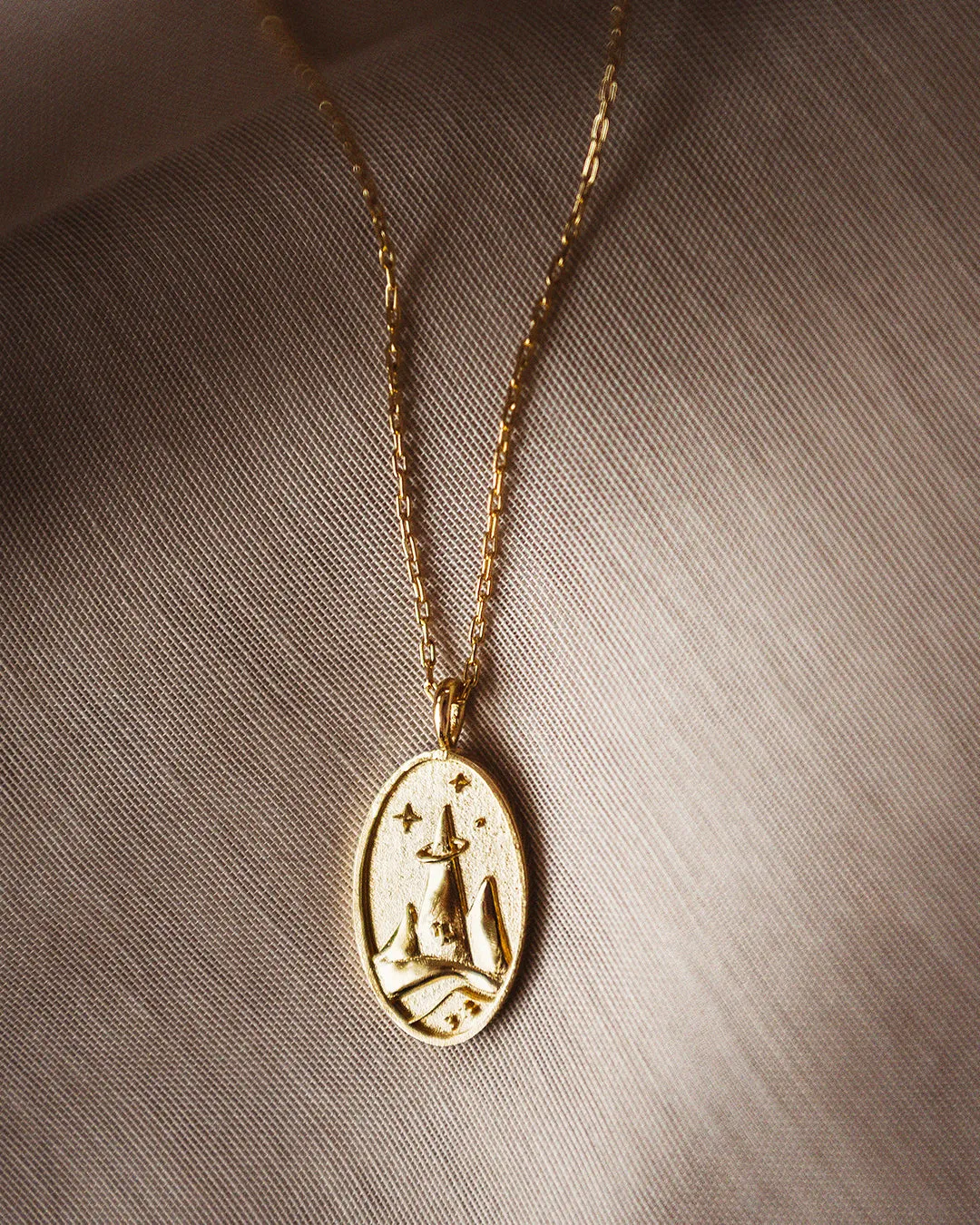 Capricorn Gold Zodiac Necklace