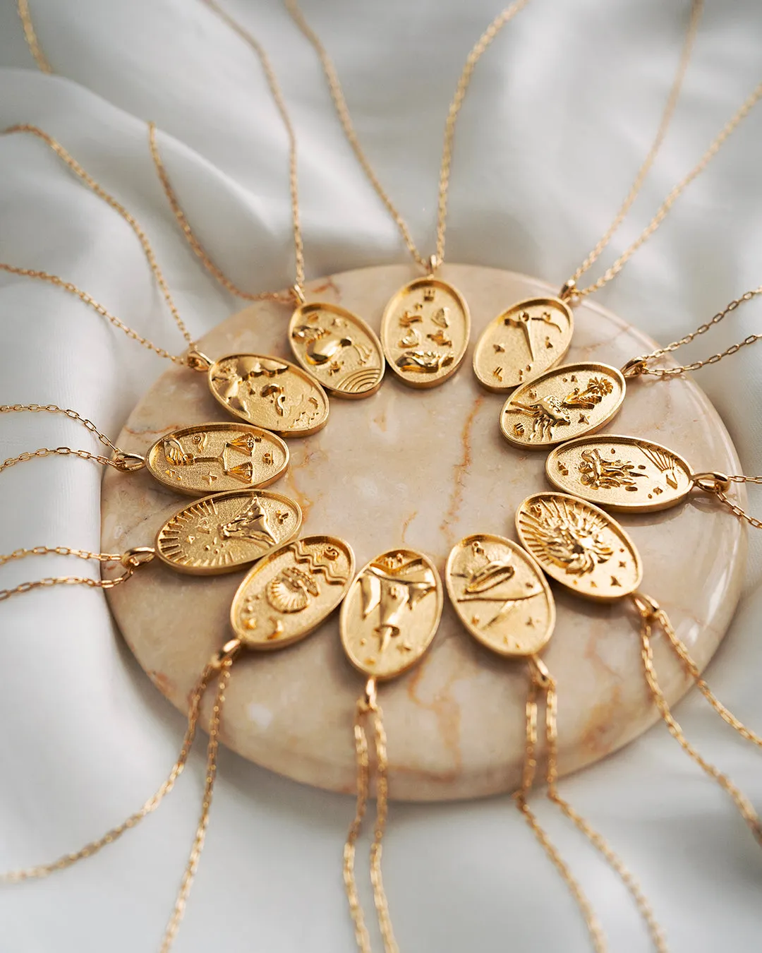 Capricorn Gold Zodiac Necklace