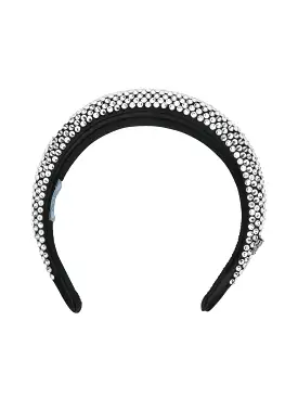 crystal-embellished silk headband