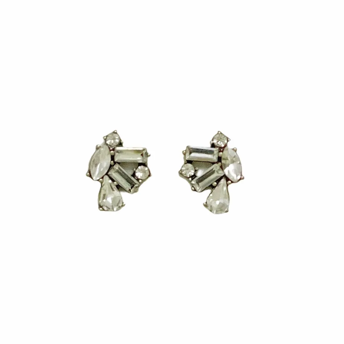 Crystal Fan Stud Earring