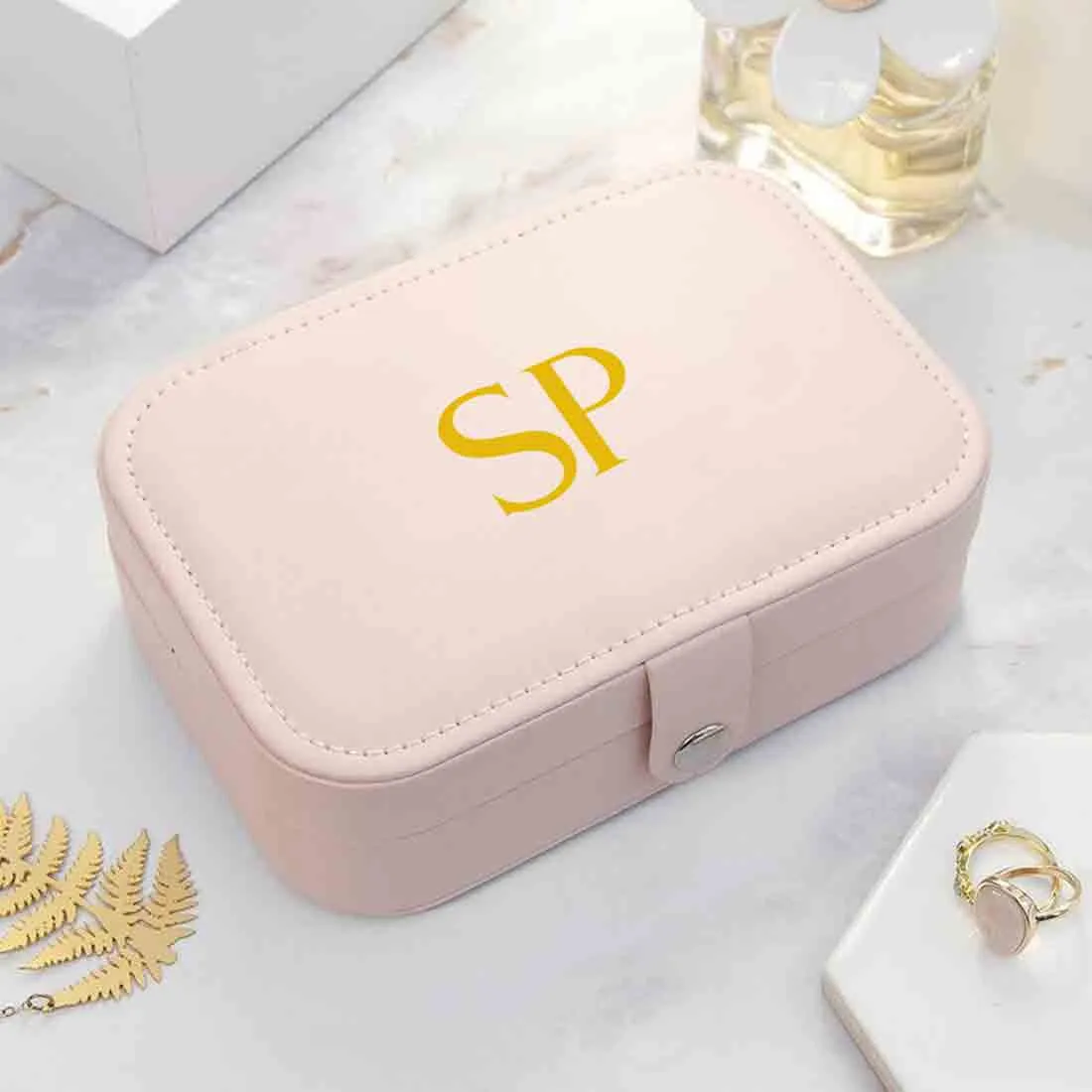 Customized Jewellery Box Girls Travel Storage Case for Rings Earrings and Pendants