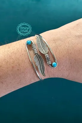 Double Feathered Bracelet