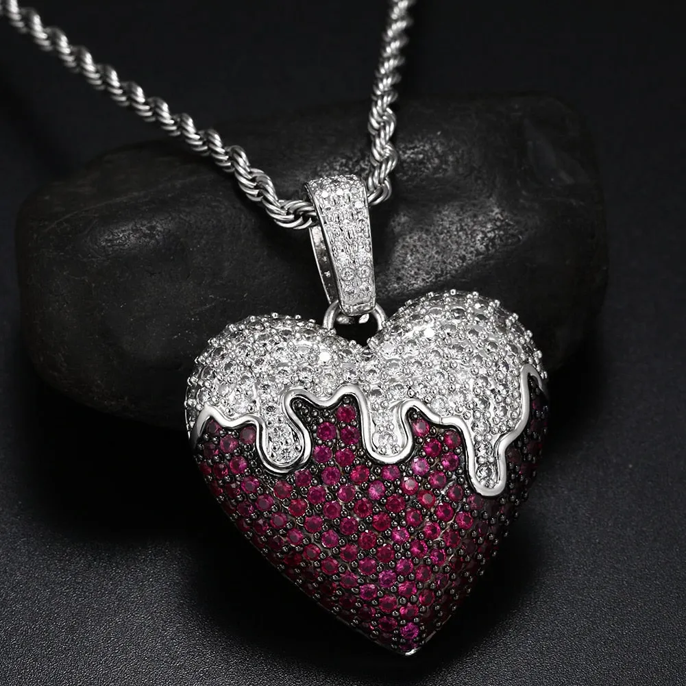 Dripping Heart Pendant