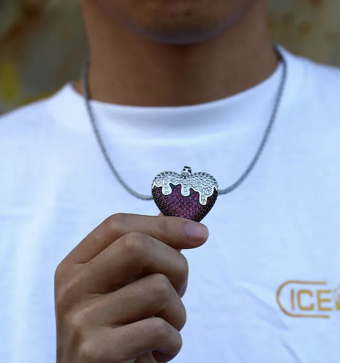 Dripping Heart Pendant