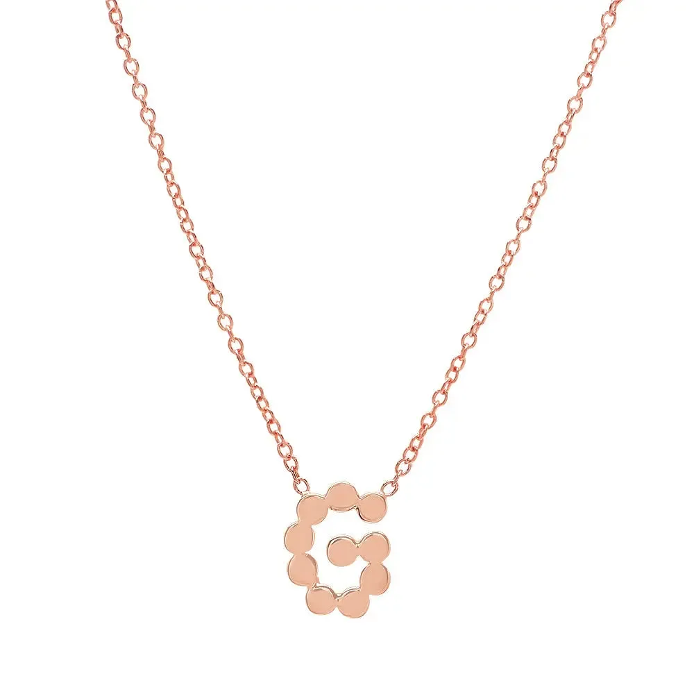 DSJ's Signature Meaningful Gold Initial Necklace