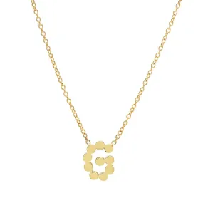 DSJ's Signature Meaningful Gold Initial Necklace