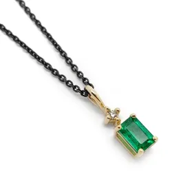 Emerald & Diamond Pendant