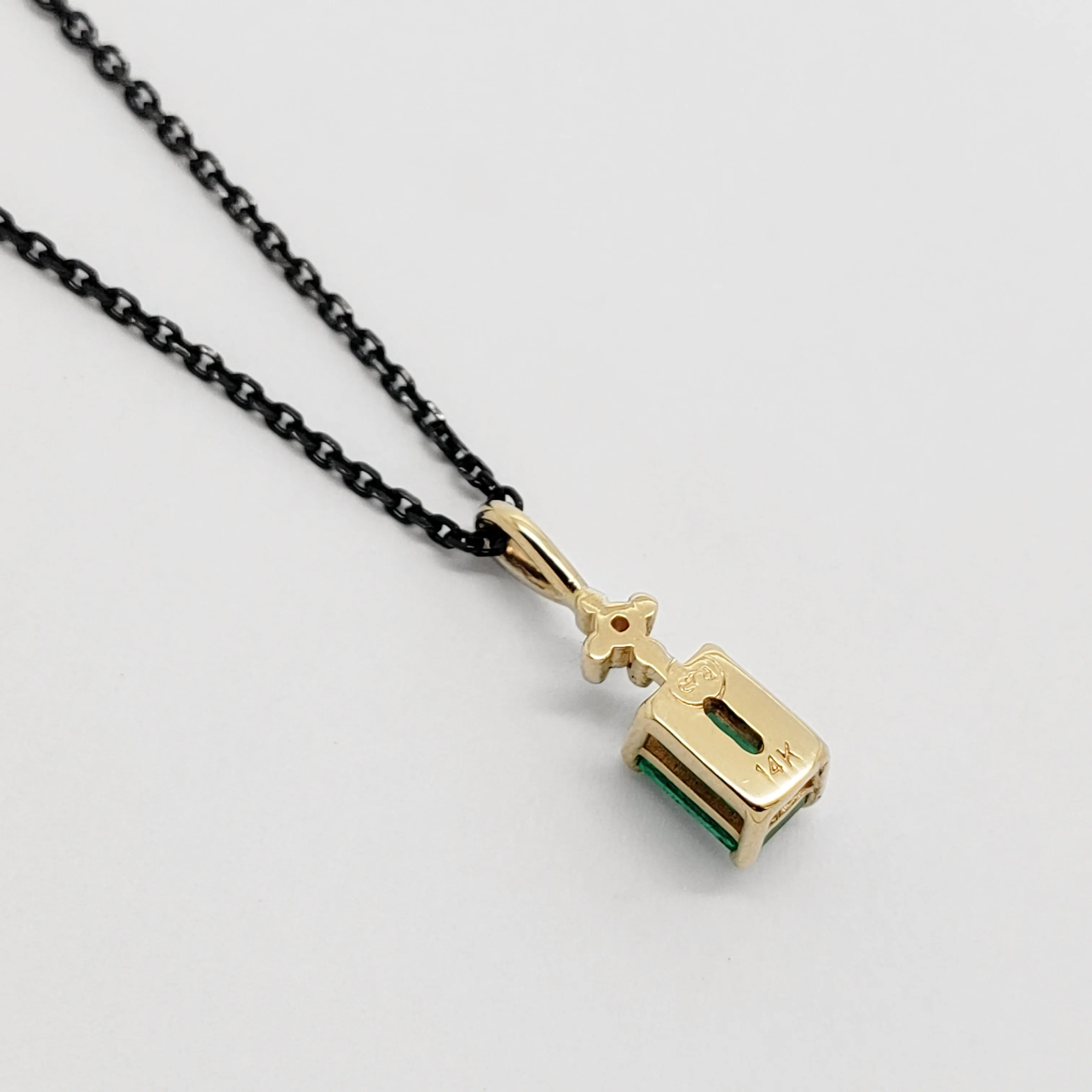 Emerald & Diamond Pendant