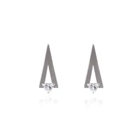 ER123W B.Tiff Sago Stainless Steel Earrings