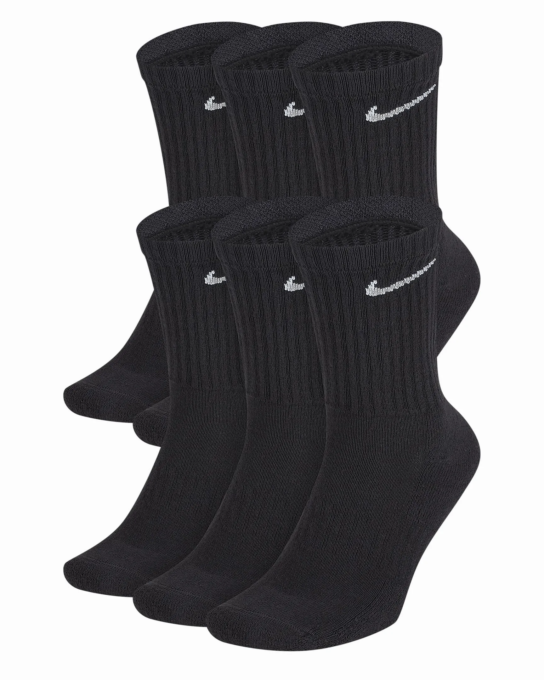 Everyday Cushioned Crew Socks (6 Pair)