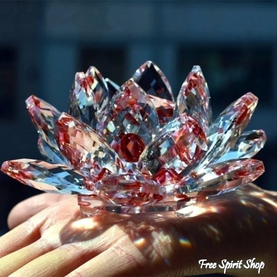 Feng Shui Crystal Lotus Flower