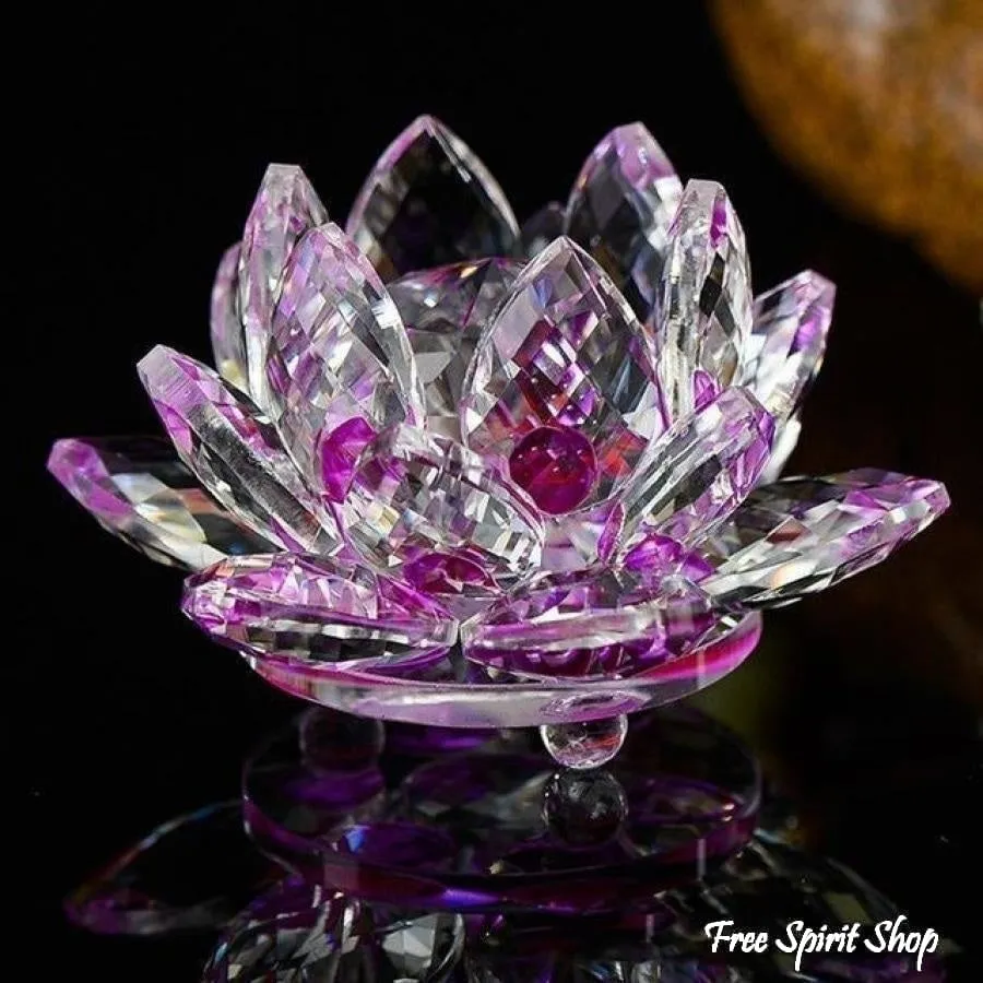 Feng Shui Crystal Lotus Flower