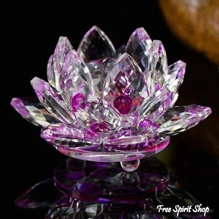 Feng Shui Crystal Lotus Flower