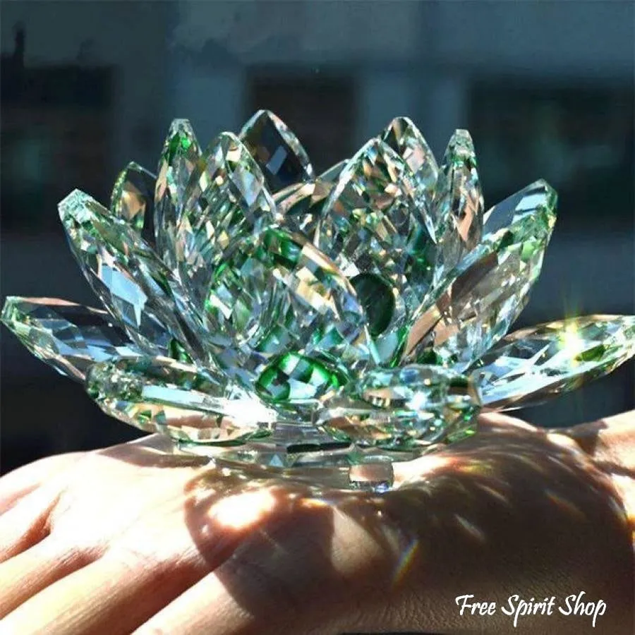 Feng Shui Crystal Lotus Flower