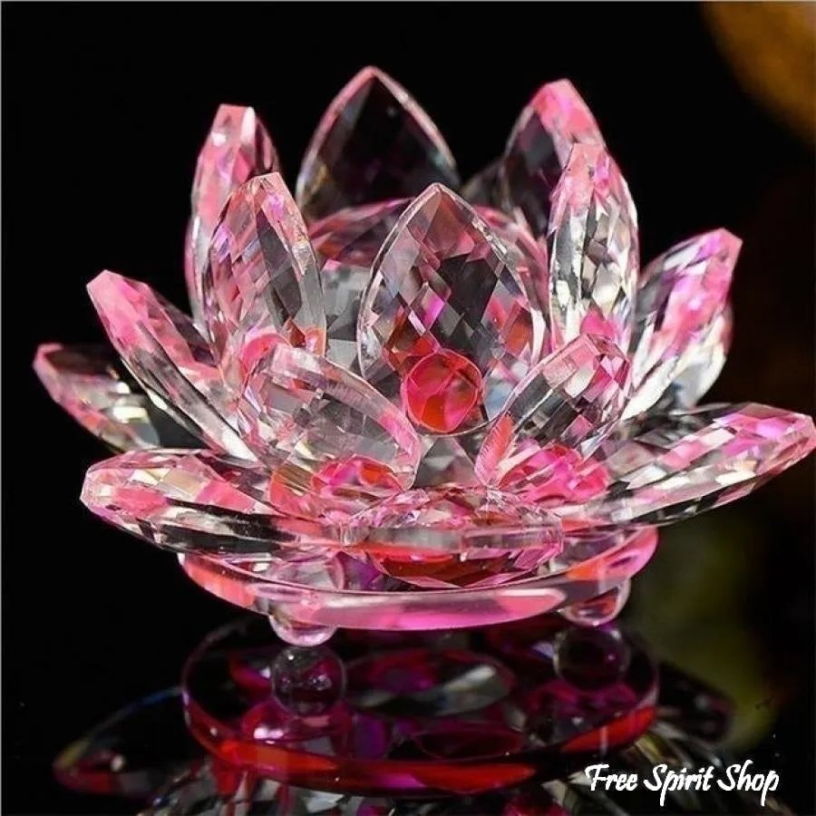 Feng Shui Crystal Lotus Flower