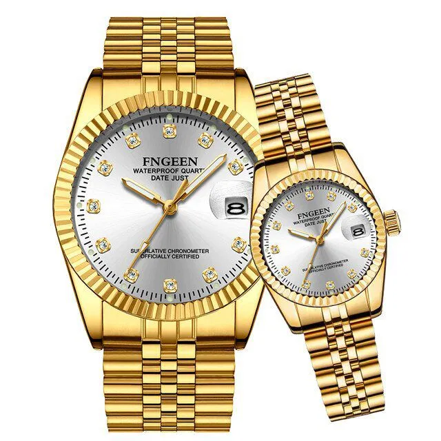 FNGEEN Fashion Luxury Couple Watches 2 Pieces S2283825