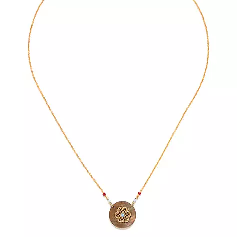 Franck Herval -  SELENA circle pendant necklace