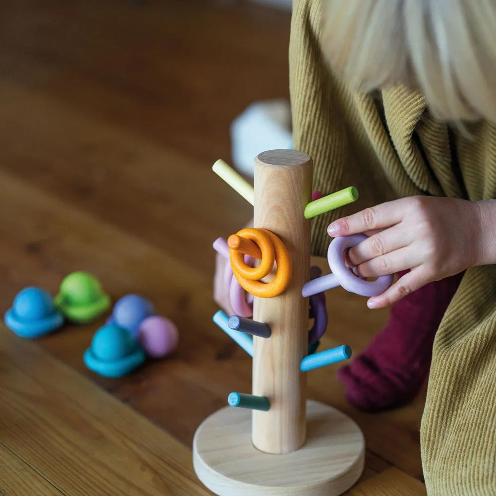 Grimm's Sorting Helper Building Rings Pastel