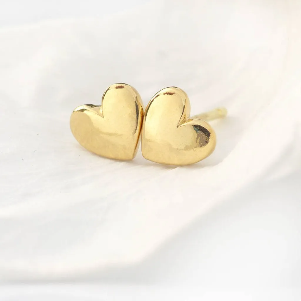 Heart Stud Earrings