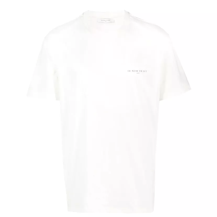 IH NOM UH NIT Paris Chest Logo Tee Off White NUS23201