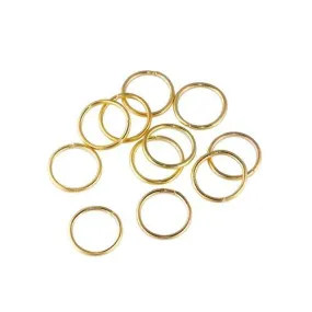 Jump Rings, Iron, Round, Open, Golden 16x1.4mm