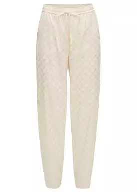 Karmamia Cora Bukser - Ivory Keffiyeh Jacquard