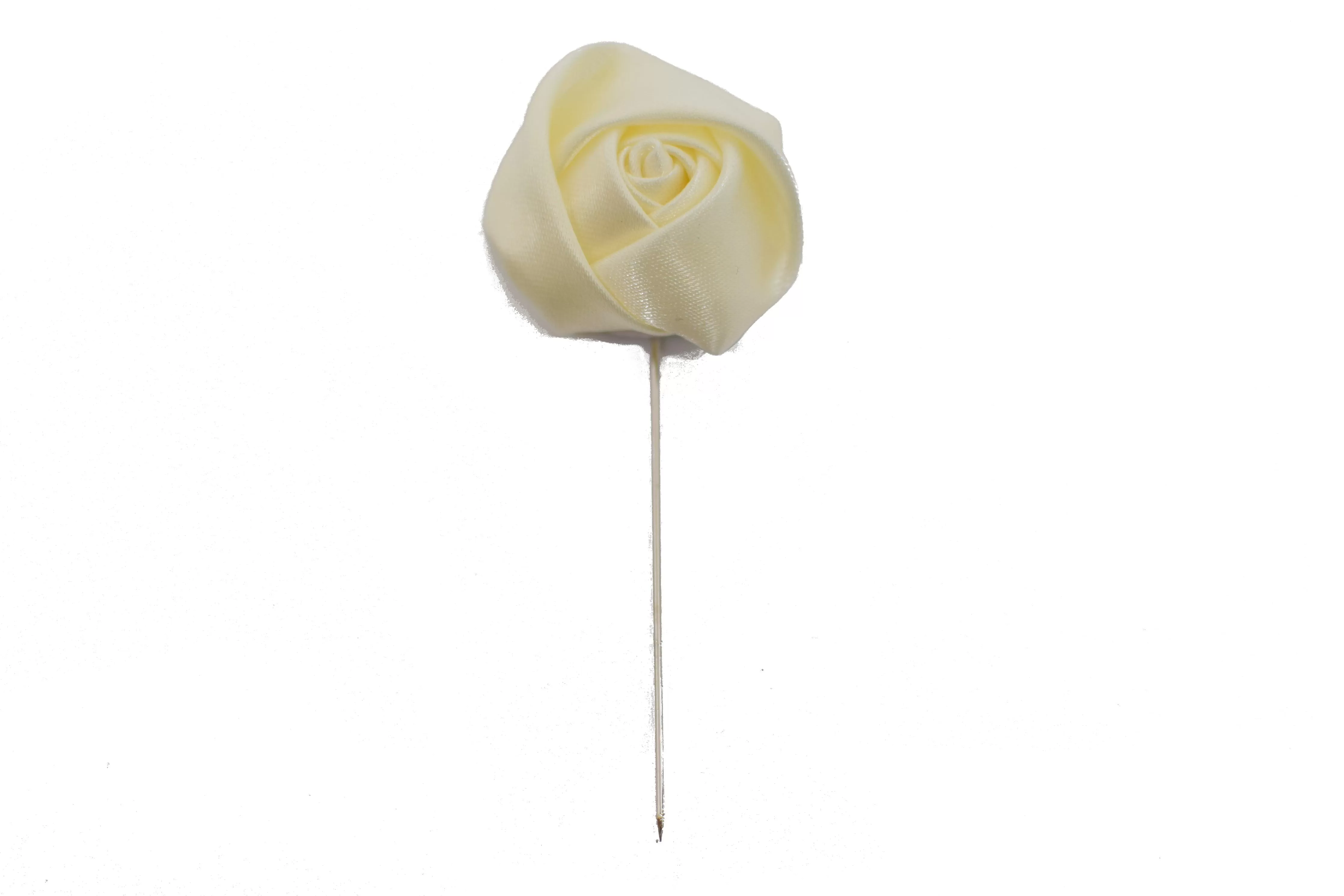 Lapel Pin - Rose Off White