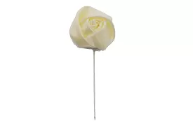 Lapel Pin - Rose Off White