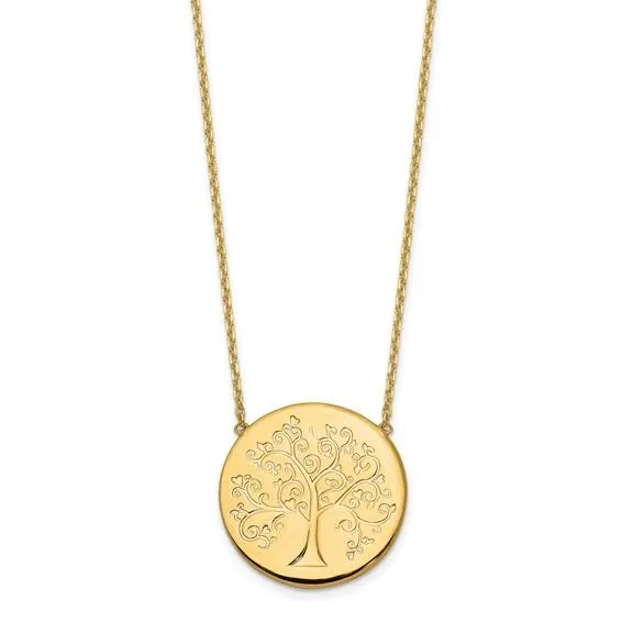 Liselle Tree of Life 14k Gold Necklace