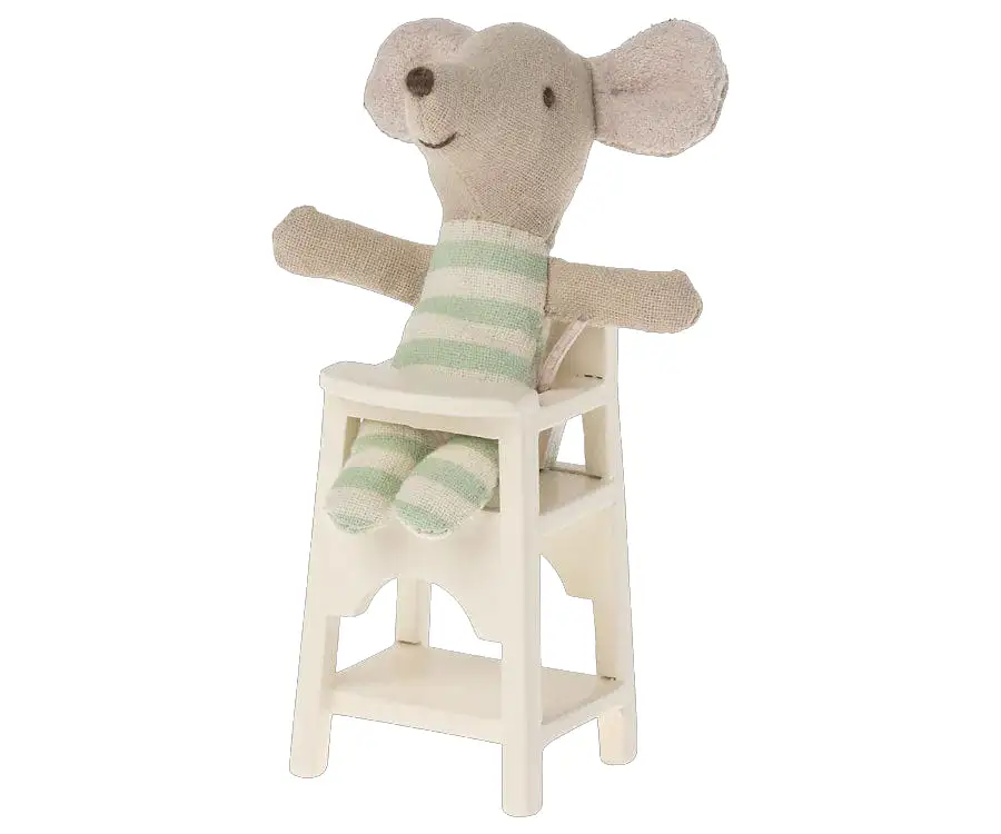 Maileg Mouse High Chair - Off White