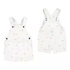 Mayoral Baby Twill Short Overalls_ Off White 1656-10