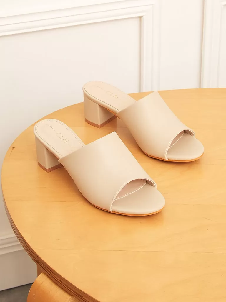 Mazarine Heeled Slides