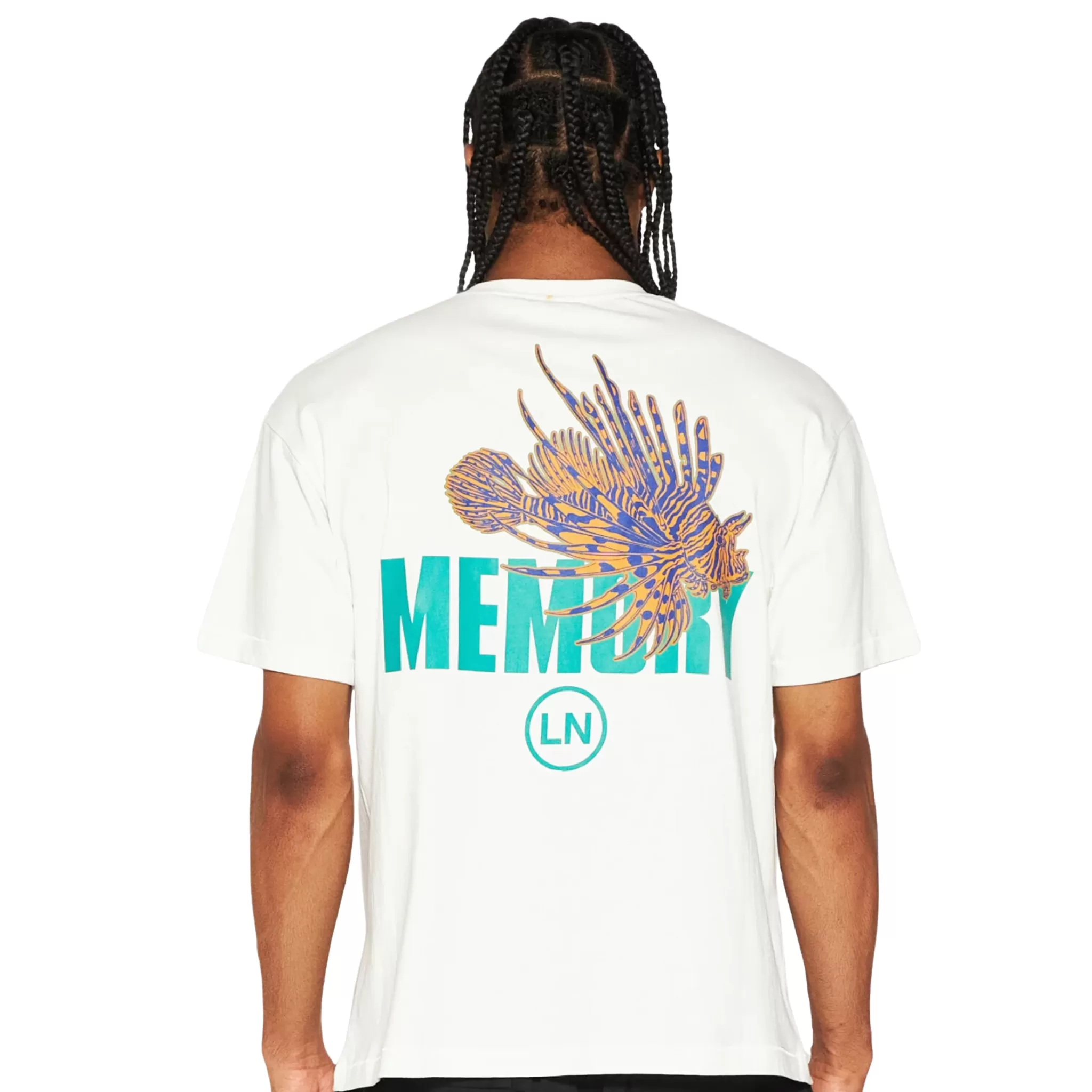 Memory Lane Lion Fish Tee (Off White)